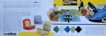 DKW 3=6 Modelprogram 1959 "Der grosse DKW" Carbrochure (10409)